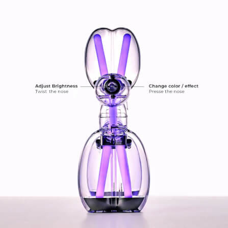 โคมไฟตั้งโต๊ะ LEXON BALLOON DOG LAMP BY JEFF KOONS ไฟ LED 9 สี_1